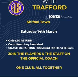 Shifnal Town Coach - 14th Mar 26