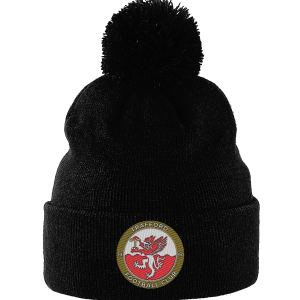 TFC Embroidered pom pom beanie